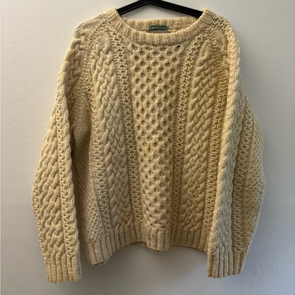 Vintage Irish 100% wool sweater